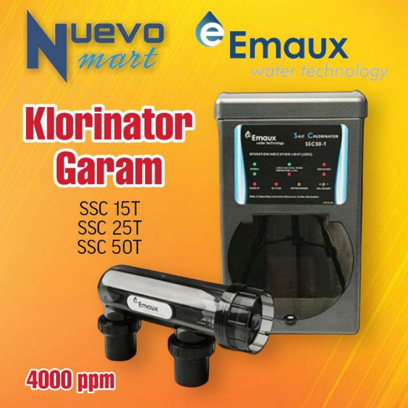 Jual EMAUX Salt Chlorinator SSC 50 T SSC 50T Klorinator Garam Kolam ...