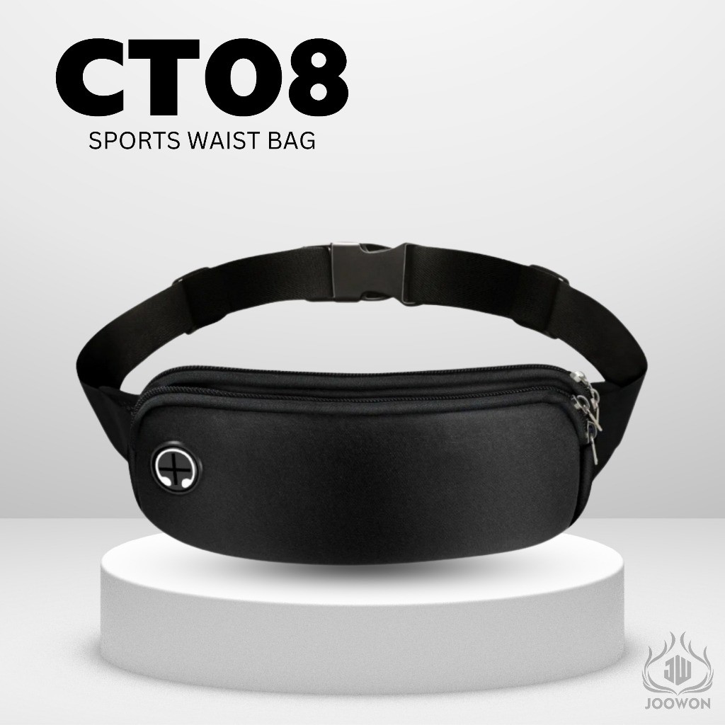 Tas Pinggang Olahraga Unisex / Waistbag Polyester Waterproof / Tas Pinggang Sport Fashionable - CT08