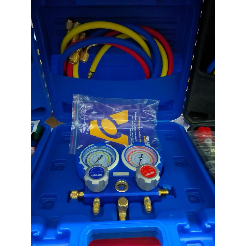 Jual MANIFOLD SET VALUE R32 | ANALYZER AC VALUE VMG-2-R32-B | MANIFOLD ...