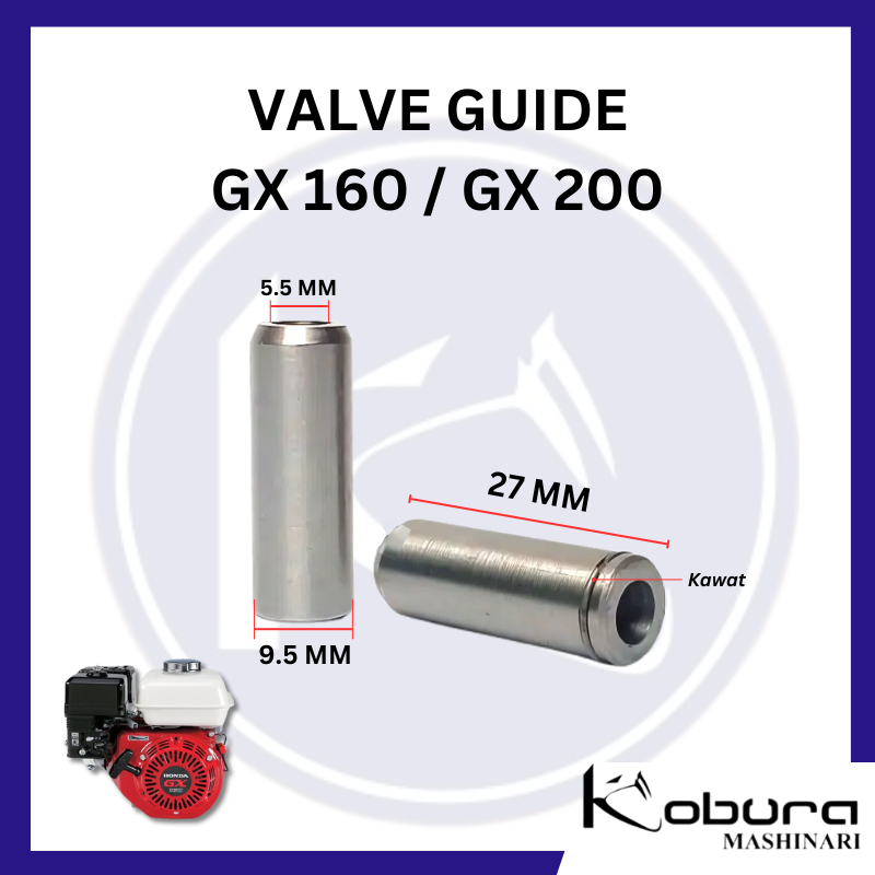 Jual Valve Guide GX 160 Set Valve Guide Bush Klep Botol Klep Untuk ...