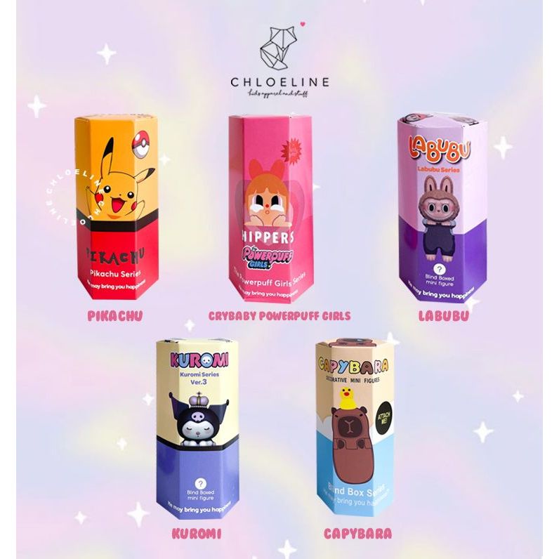 Jual HIPPERS CAPYBARA PIKACHU LABUBU POWERPUFF KUROMI TEMPELAN ...