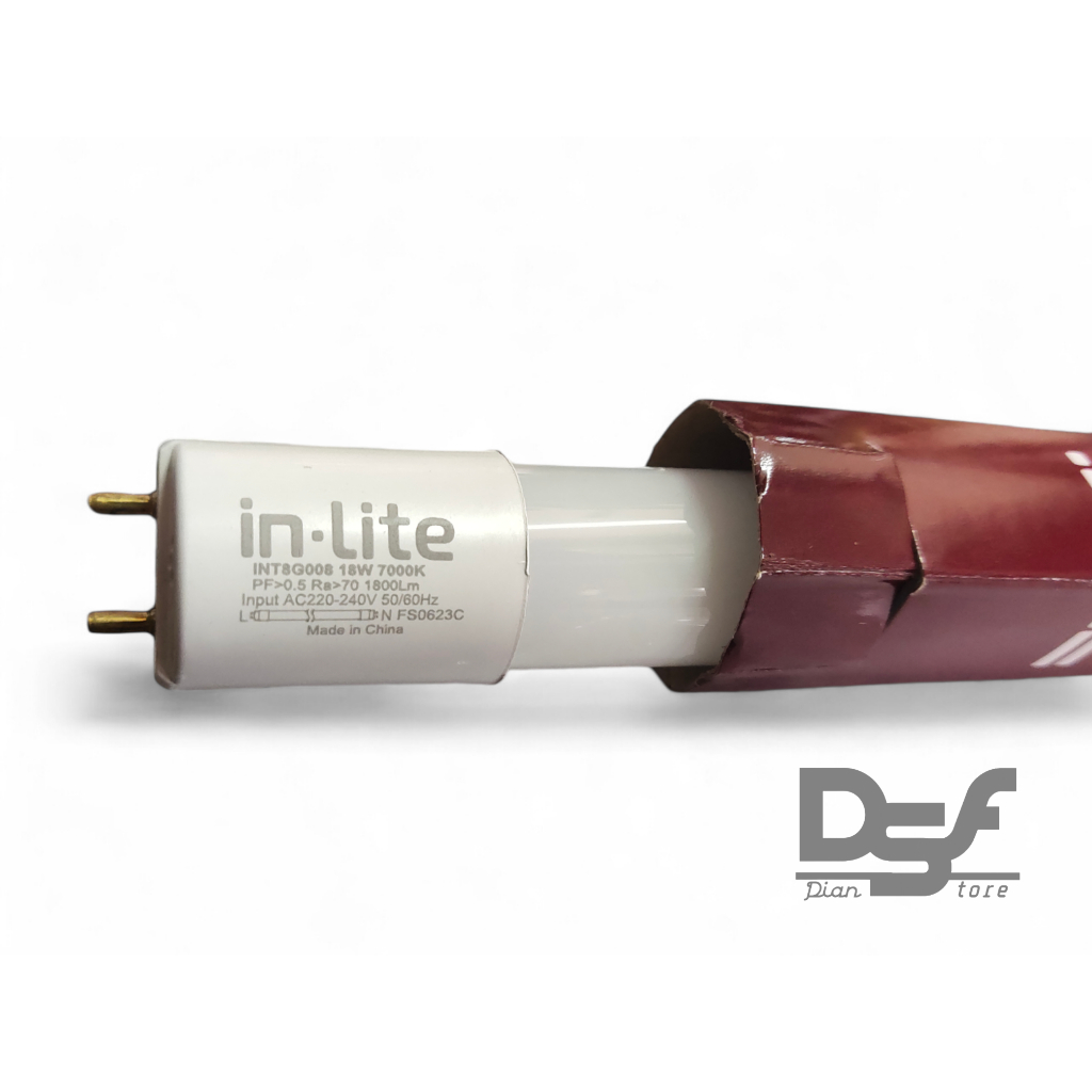 Jual Lampu TL LED Tube T8 18w InLite INT8008 / Lampu TL LED 18 wat ...