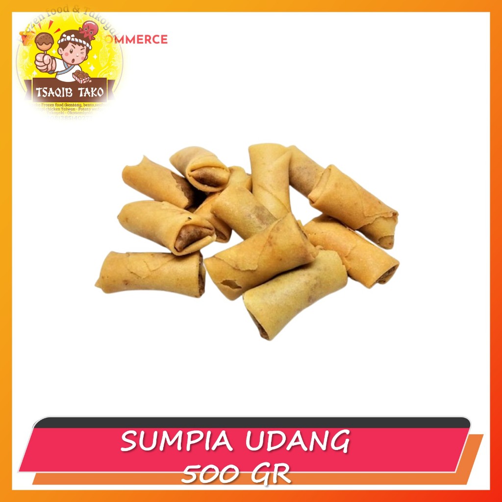 Jual Sumpia Ebi / Sumpia Udang / Spring Roll Sumpia 500 Gram SUMPIAH ...