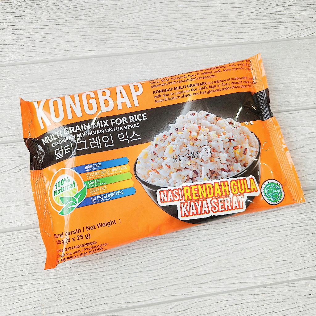 Jual Kongbap Multi Grain Mix For Rice 150 gr (6 x 25 gr) | Shopee Indonesia