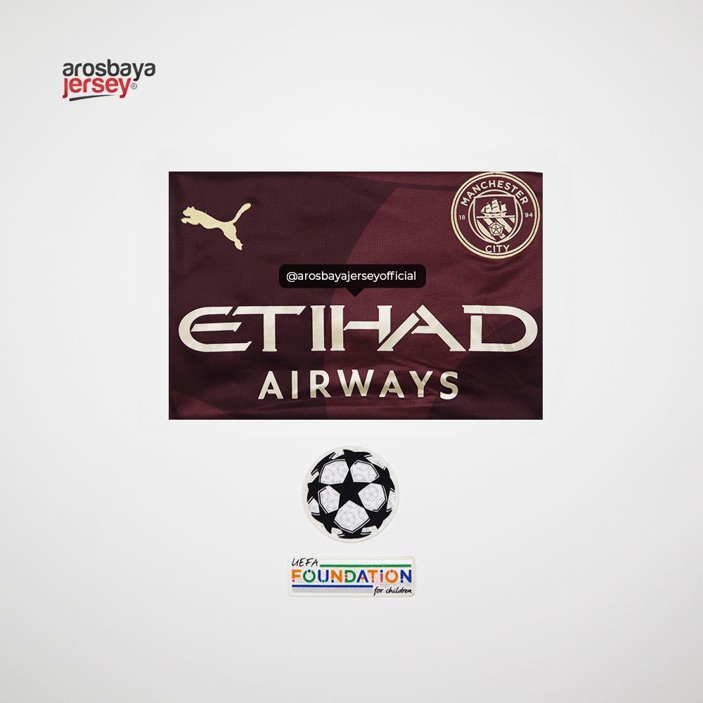 Jual Full Patch CL - City 3rd 2024/2025 - Supporter Version | Shopee ...