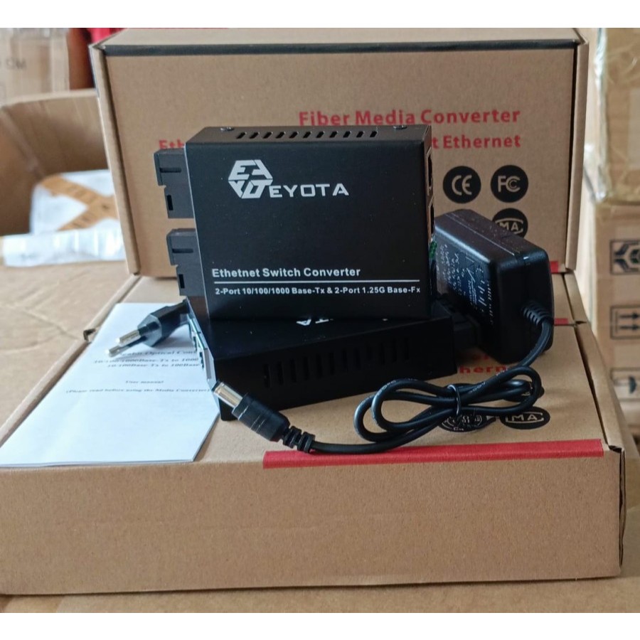Jual Media Converter FO Fiber Optik Fiber Transceiver | Shopee Indonesia