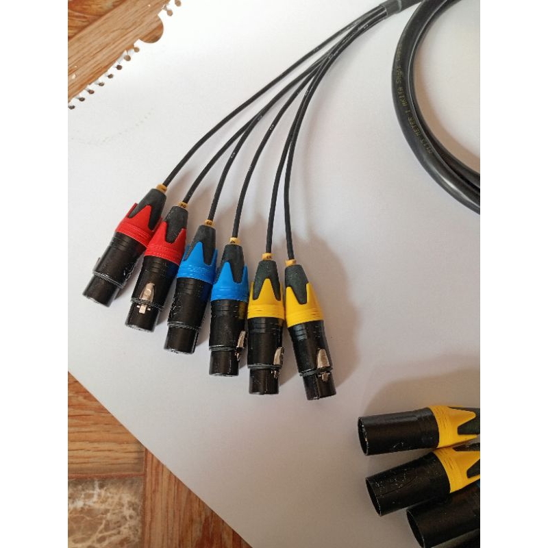 Jual kabel input snake isi 6 makita jeck canon XLR bagus audio input ...
