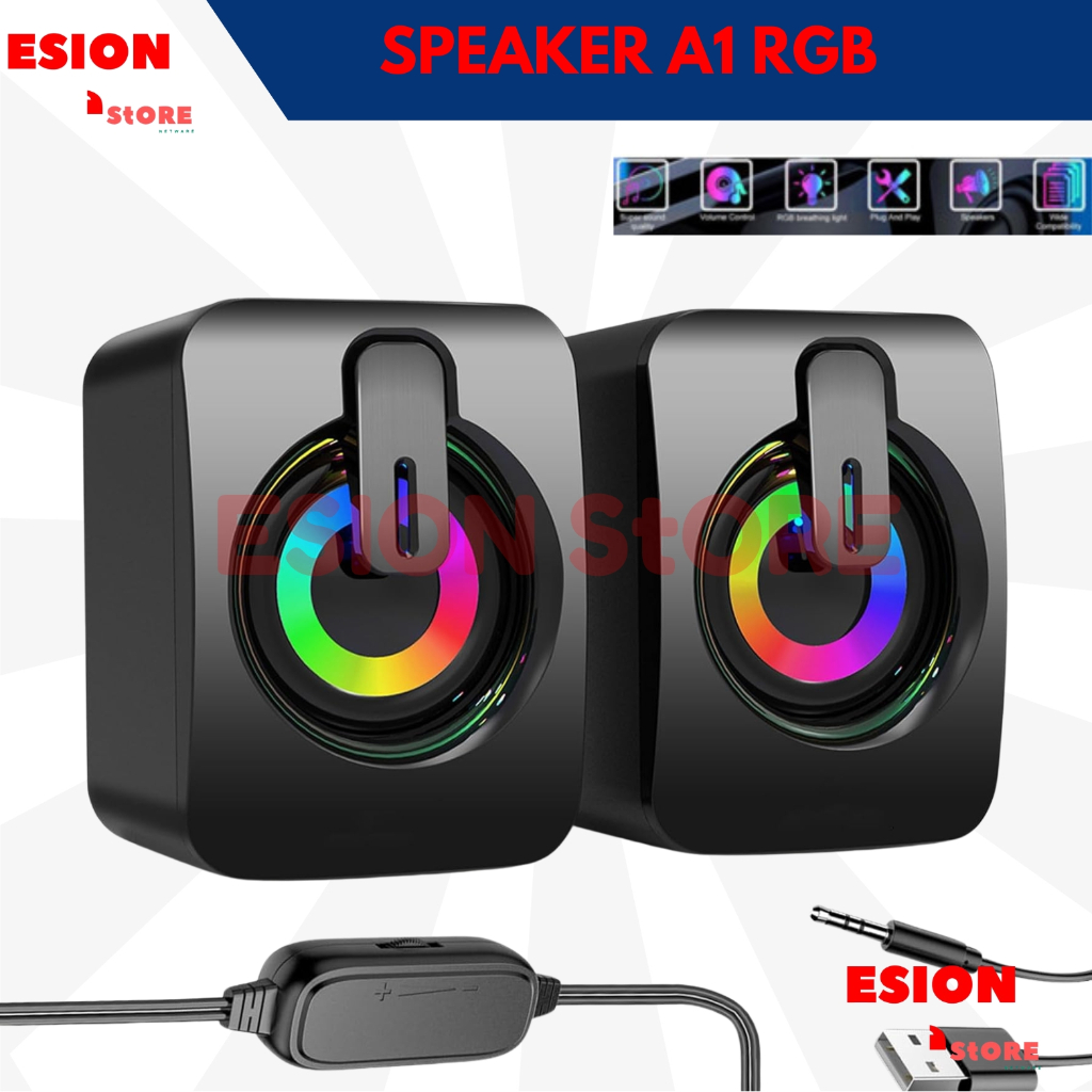 Jual Speaker USB Mini Speaker PC Laptop Komputer Kecil Speaker A1/ Mini ...