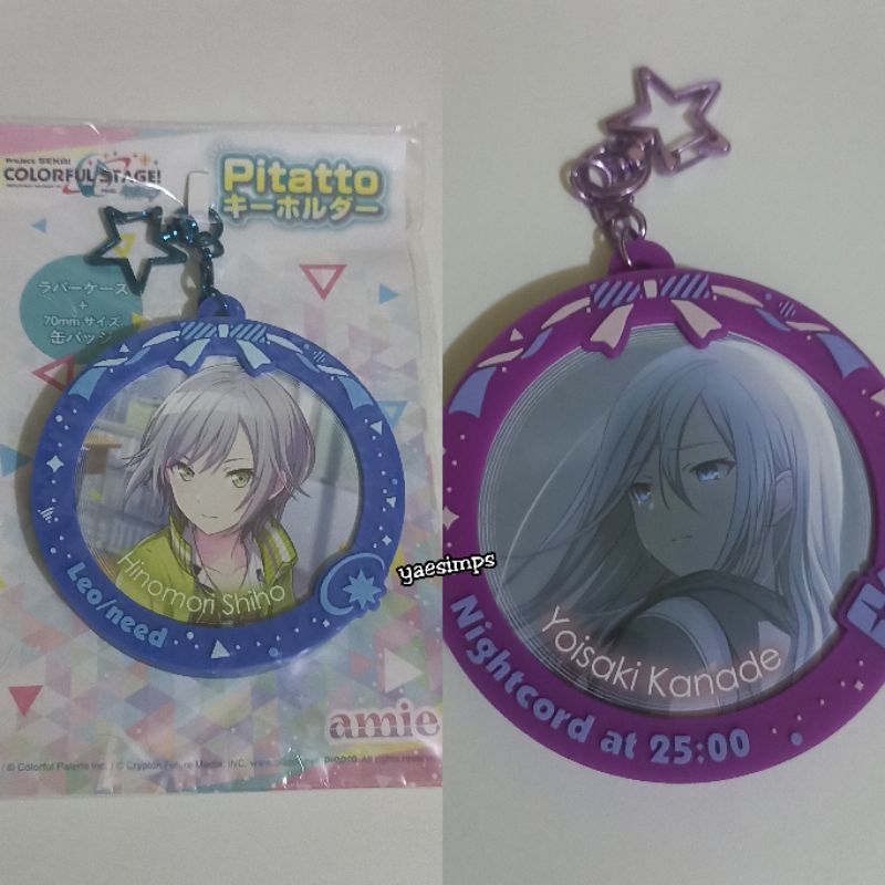 Jual Project Sekai Pitatto Key Ring Yoisaki Kanade & Hinomori Shiho ...