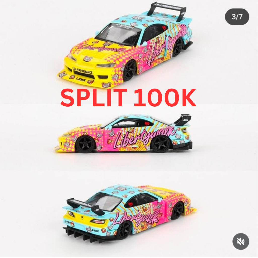 Porsche Gt3 Rs Miniature Miniature 1/64 Nissan LB-Super Silhouette Silvia S15 KUMA - Mini GT #743, Neuf En Boîte Samsung Gt - Foto 4