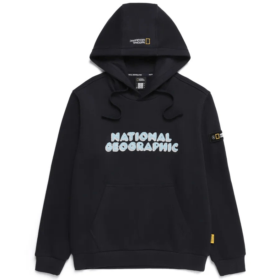 Jual National Geographic Leucos Big Logo Hoodie Navy - Hoodie Unisex