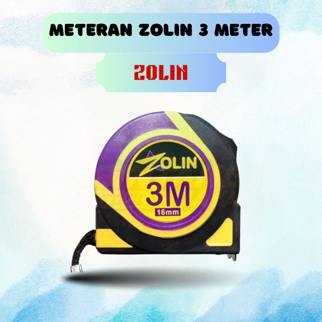 Jual (ZOLIN) Meteran 3 Meter Meteran 5 Meter Meteran 7,5 Meter Rol ...