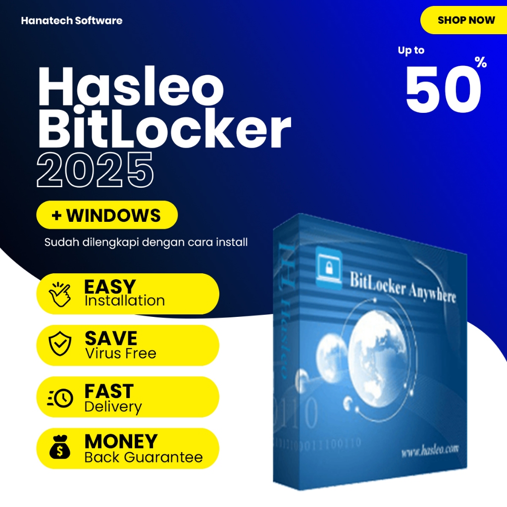 Jual Hasleo BitLocker Anywhere 2025 Pro Enterprise Technician 2024 ...