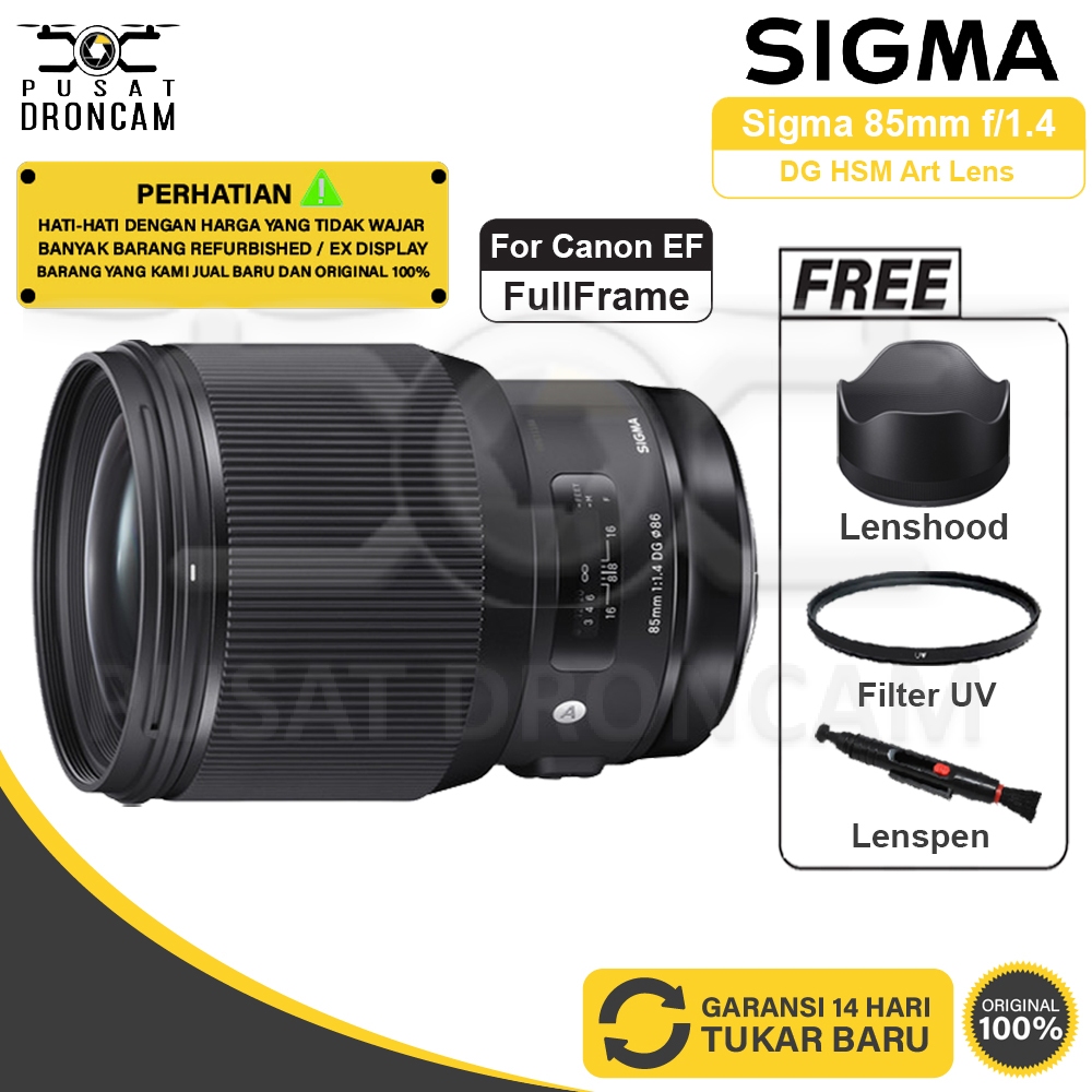 Sigma 85mm F/1.4 Art Nikon – Objectif Portrait Pro (occasion Bon état)