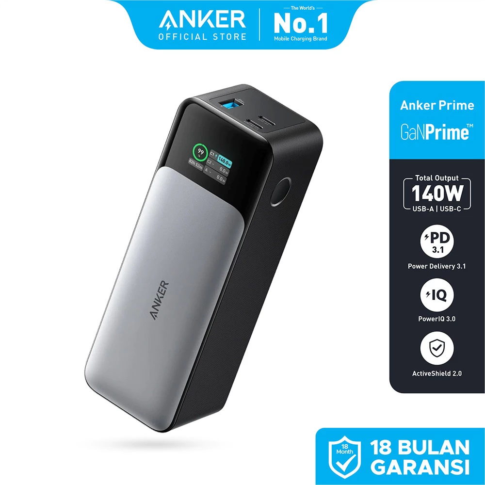Powerbank Anker GanPrime 737 24000mAh - A1289