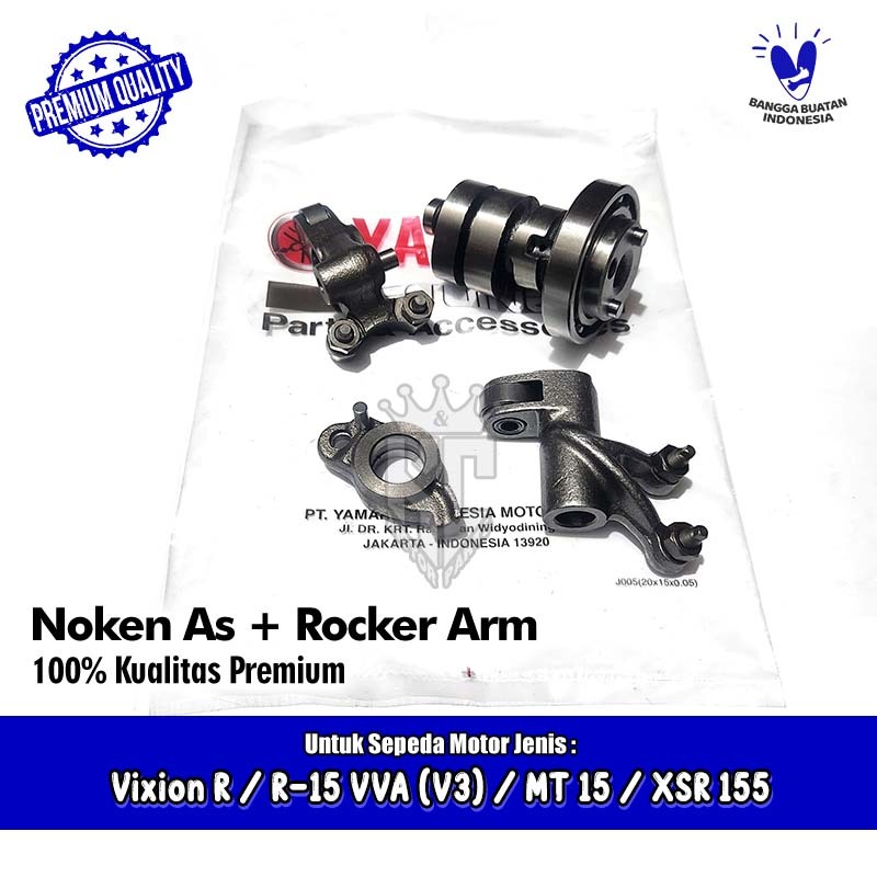 Jual Noken As Klep + Rocker Arm Piano Yamaha Vixion R XSR MT15 R15 VVA ...
