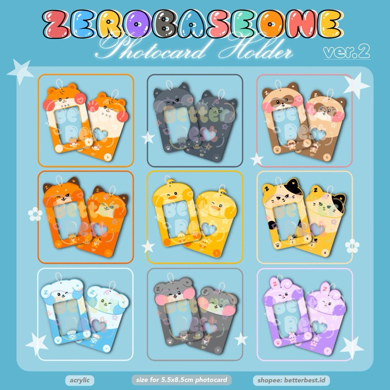Jual Zerobaseone Zb1 Zerose Zeroni Card Holder Cahol Photocard Holder