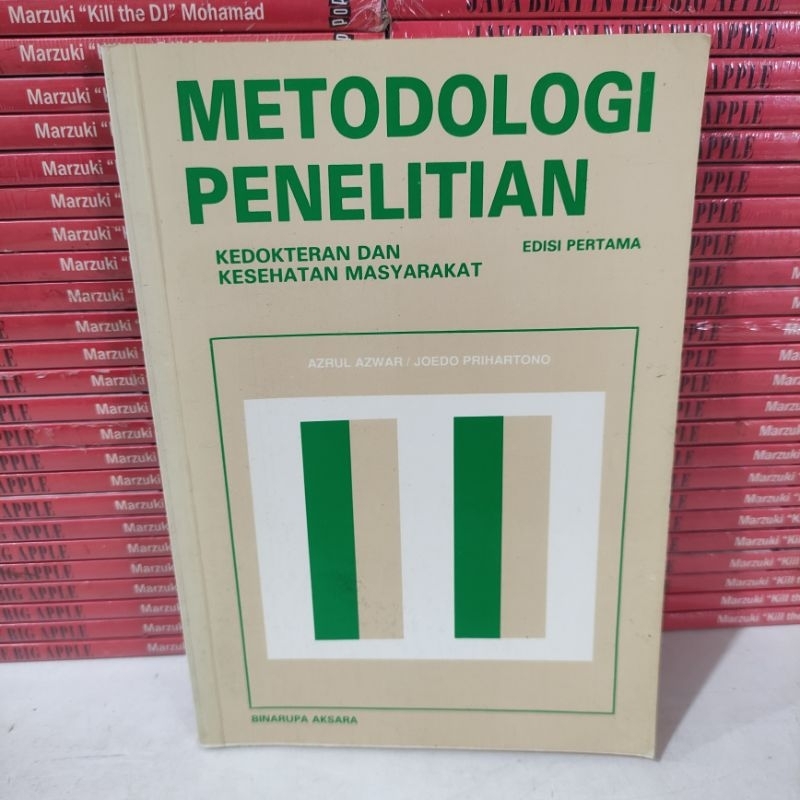 Jual Buku Murah - Metodologi Penelitian Kedokteran Dan Masyarakat Edisi ...