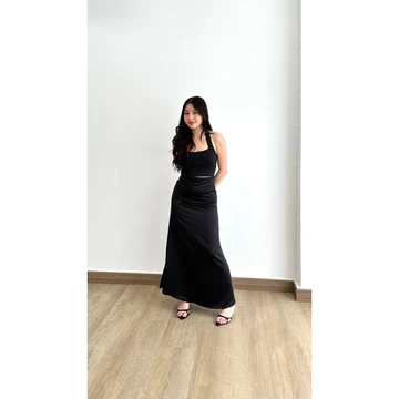 Sophia Mermaid Maxi Skirt Satin Long Skirt Wanita Rok Panjang Satin Bayar Ditempat 247