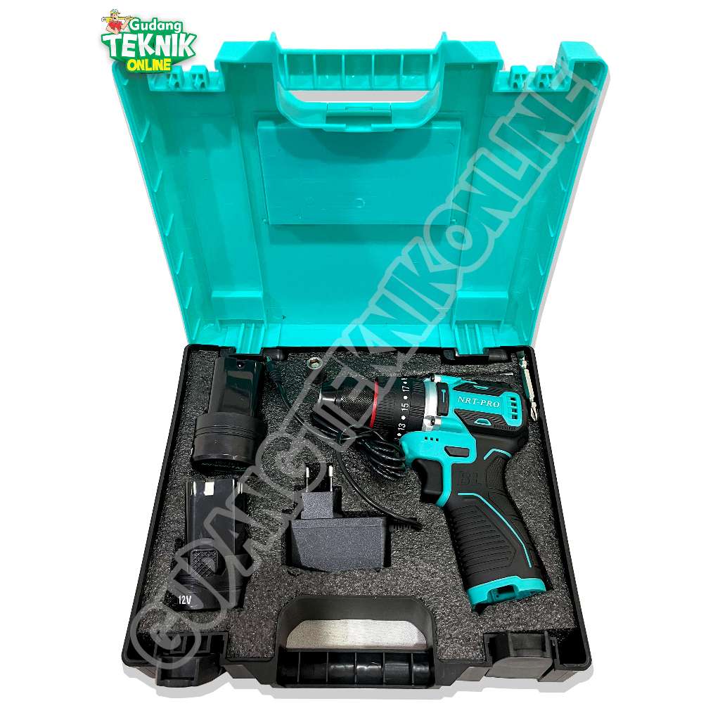 Jual NRT PRO Mesin Bor CORDLESS 10mm NRT PRO DC730 / Impact Drill Mesin ...