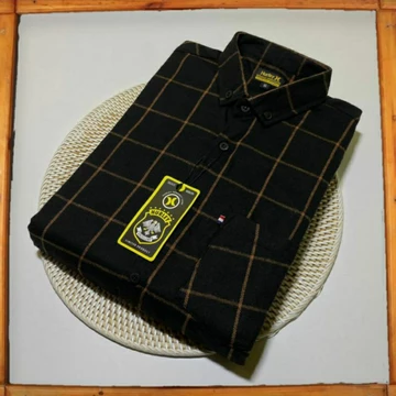Kemeja Pria Dewasa Flanel Lengan Pendek Casual Kotak Catur Motif Fashion Premium