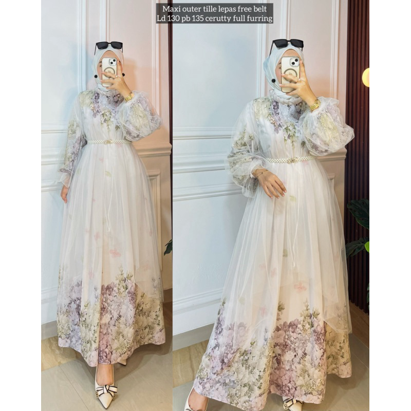 Jual Gamis Raya By Aymcollection Include Belt | Shopee Indonesia