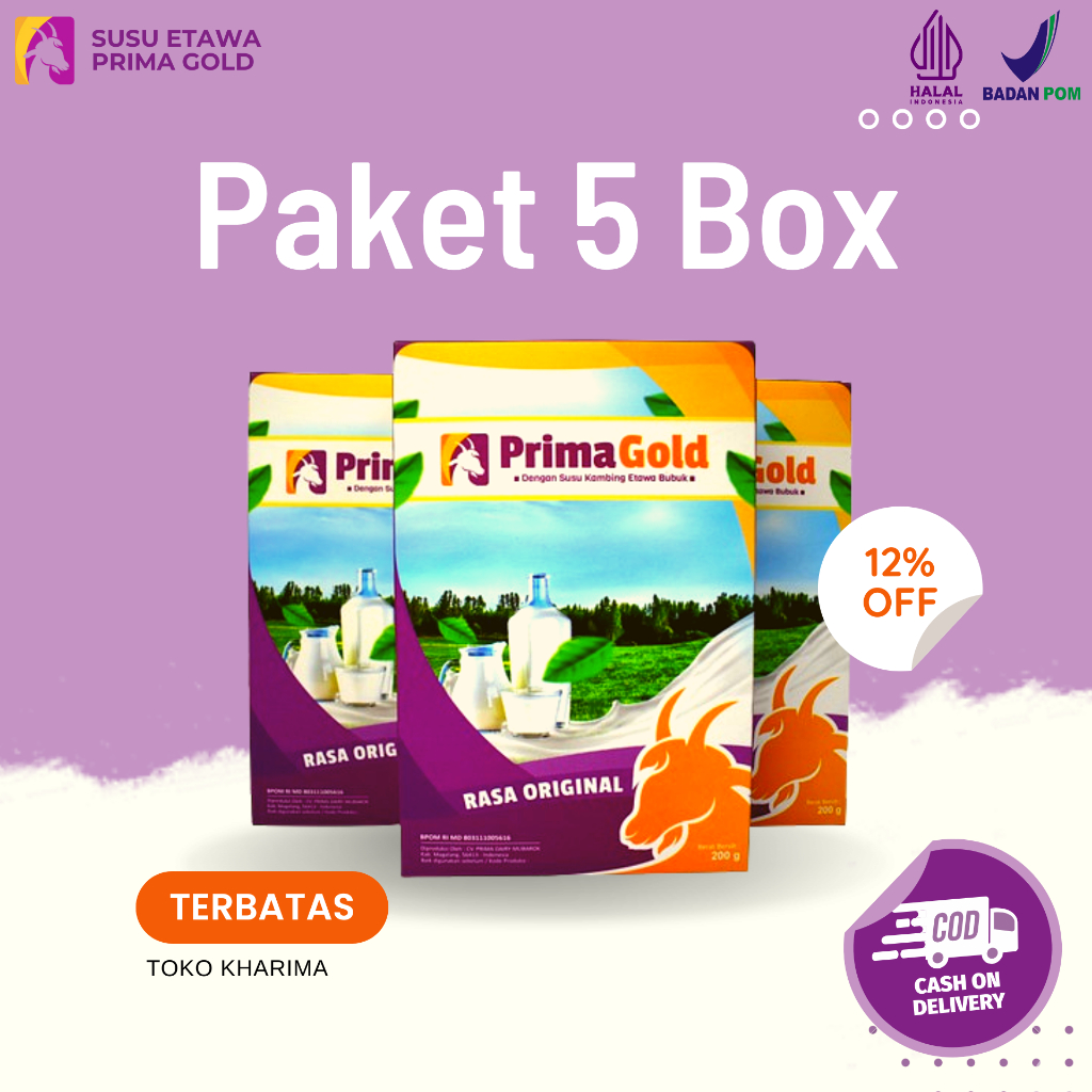 Jual PrimaGold Paket 5 Box Rasa Original | Shopee Indonesia
