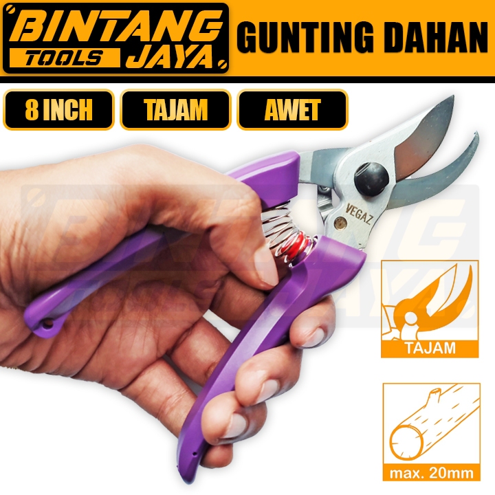 Jual Gunting Ranting 8 Inch Gunting Dahan Bunga Tanaman Gunting Tanaman ...