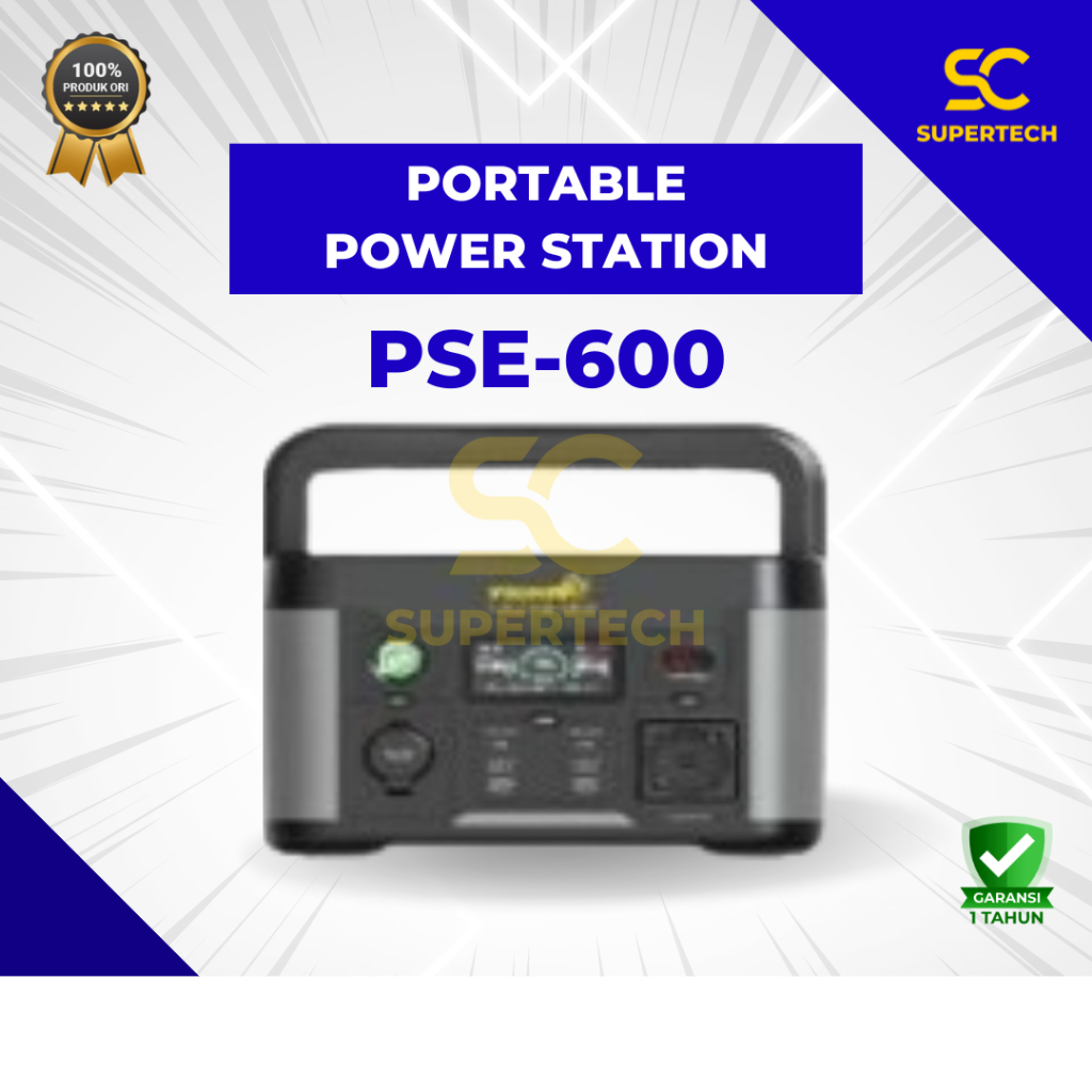 Jual Portable Power Station PSE-600 PSE600 Original Power Supply ...