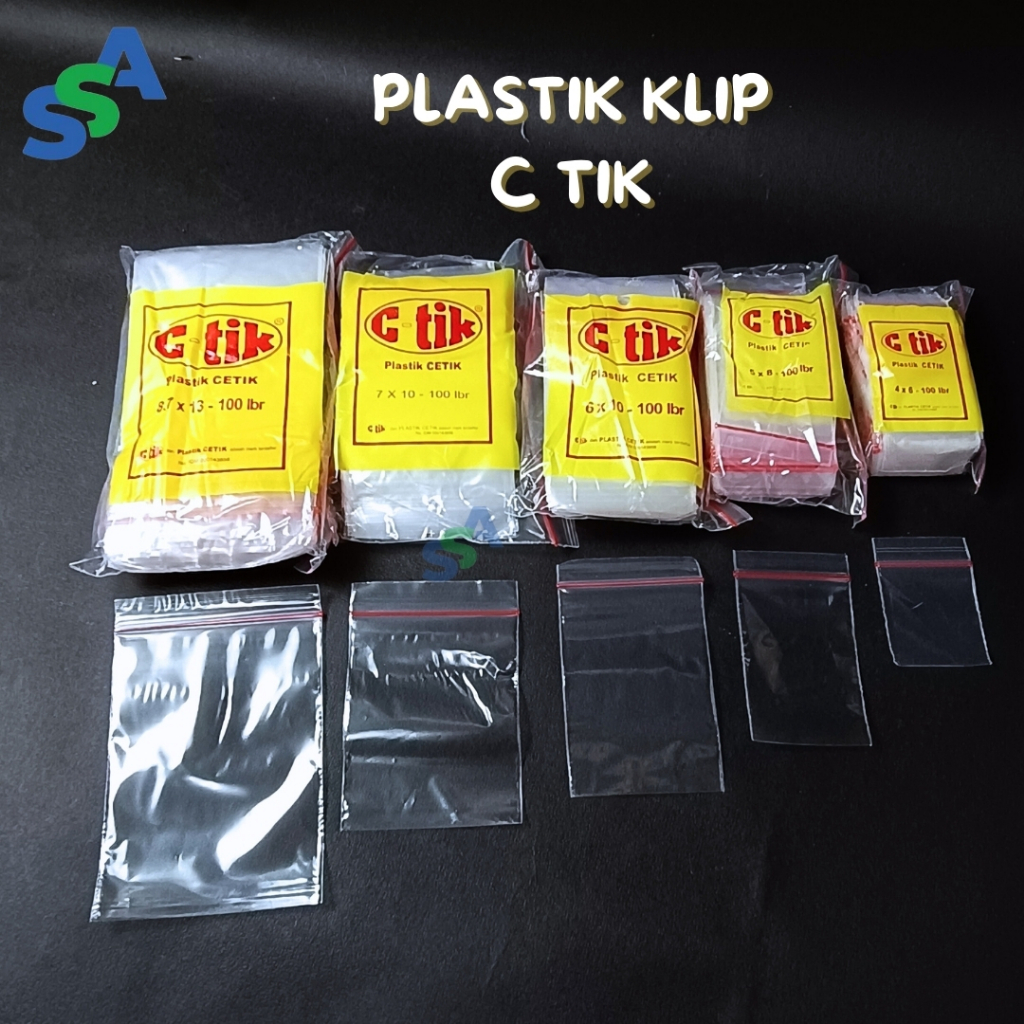 Jual PLASTIK KLIP CTIK ISI 100 PCS / PLASTIK KLIP | Shopee Indonesia
