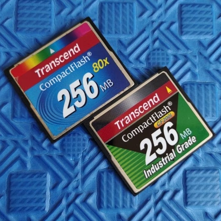 Jual CF Card 256MB Transcend Compact Flash Memory Industrial Mechine ...