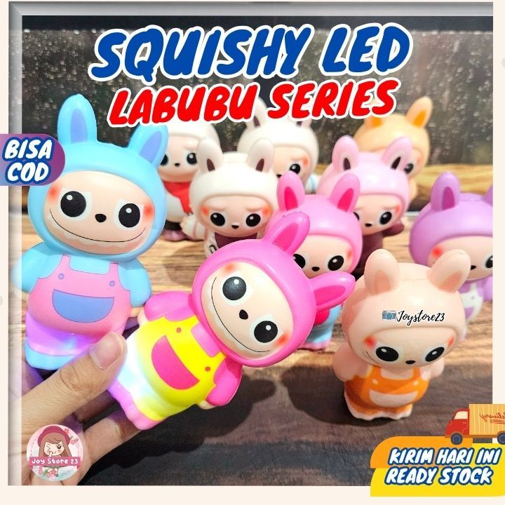 Jual Squishy Labubu LED (Nyala) VIRALL/ Squishy labubu viral/ Squsihy ...
