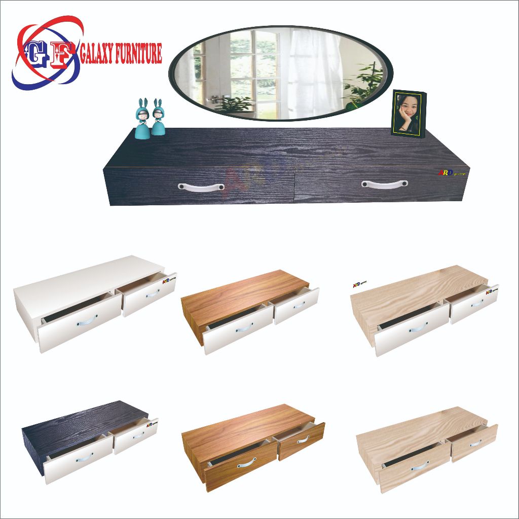Jual (60x30)Rak Laci Dinding 60x30x9cm/Rak Laci Dinding Jumbo 2 Laci ...