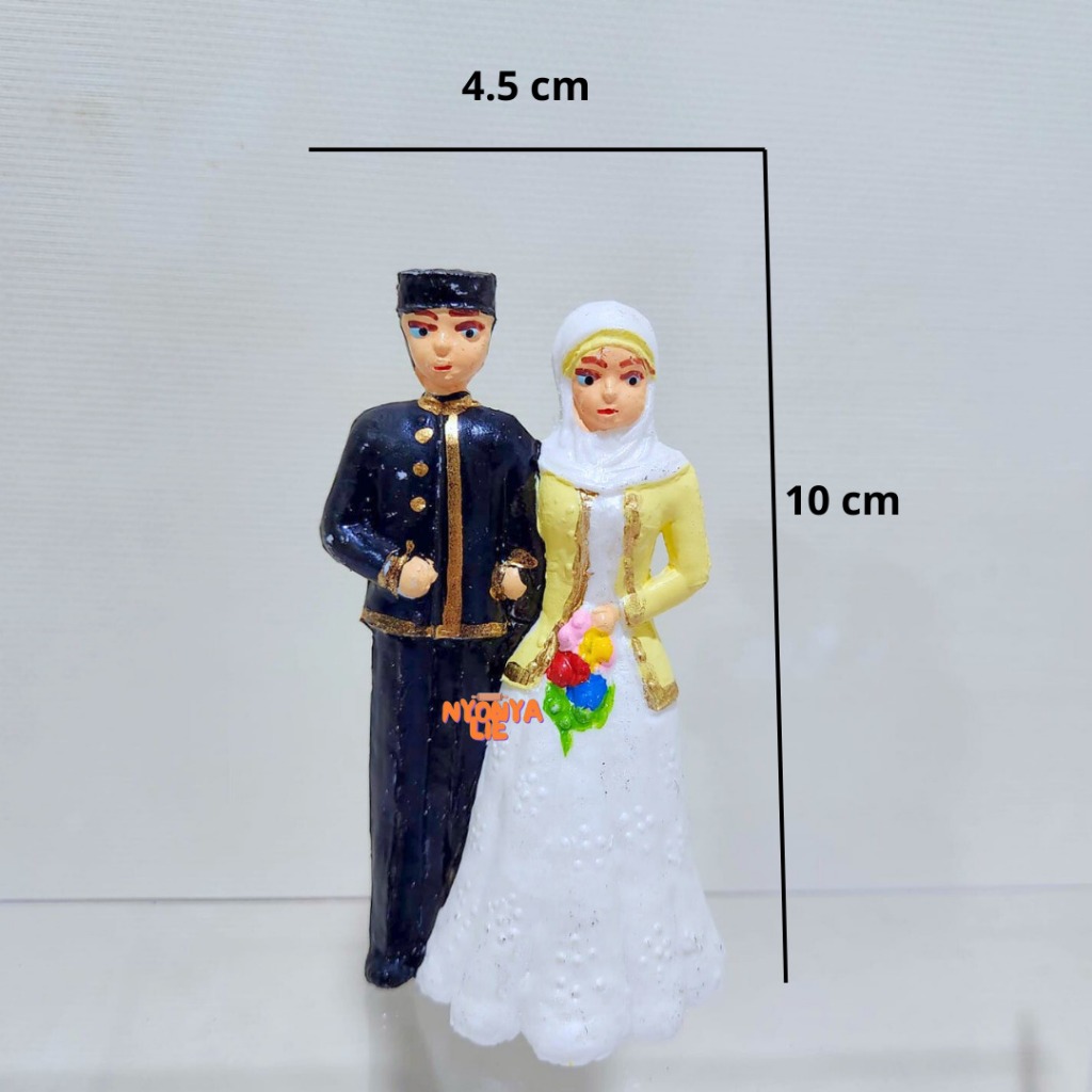 Jual CWI01 Cake Topper Wedding Islami Nikah Tunangan Kue Pengantin ...
