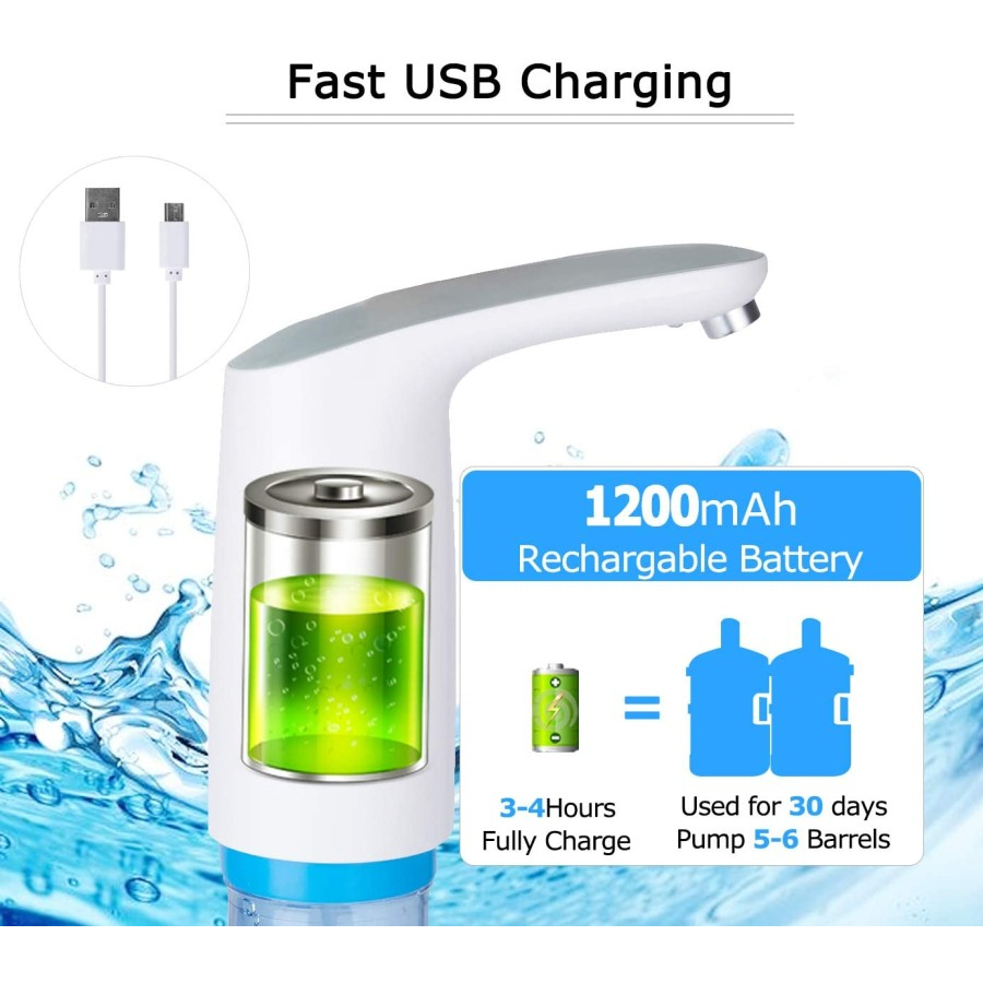 Jual pompa galon elektrik V33 pompa air minum digital dispenser air ...
