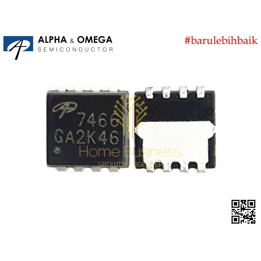 Jual Mosfet AON7466 AON 7466 AO7466 AO 7466 N Channel N-Channel Nch N ...