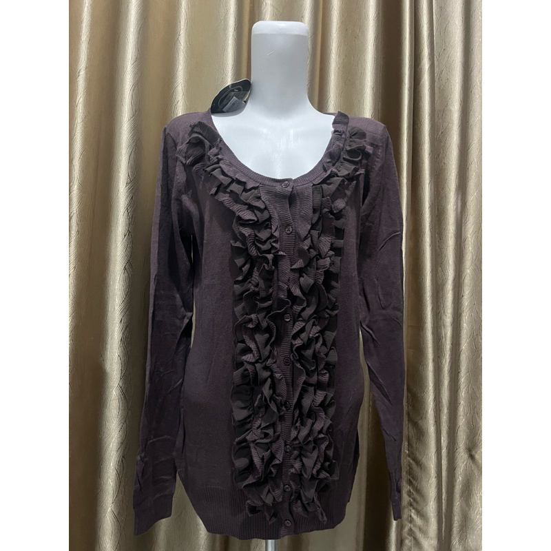 Jual cardigan rumbe brown | Shopee Indonesia