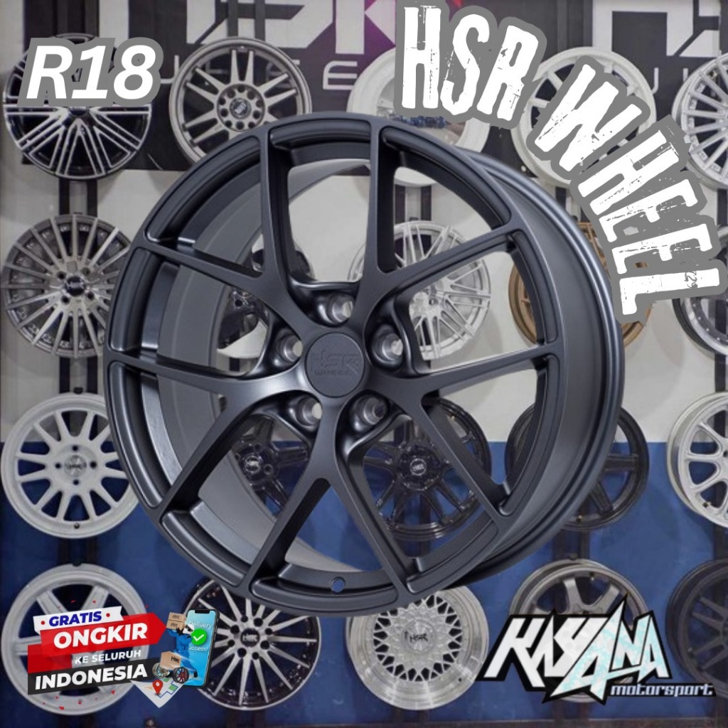 Jual Velg Mobil Racing R18 Untuk Innova Xpander Hrv Velg Hsr Haruku R18 ...