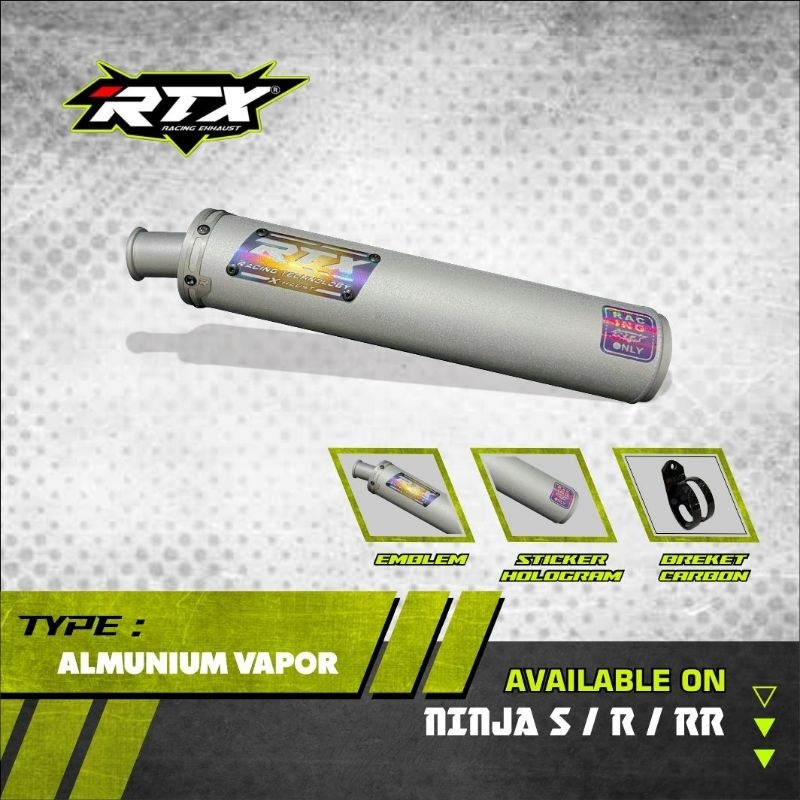 Jual Silincer 2TAK NINJA R SS 150 ZX RR F1ZR by RTX RACING EXHAUST ...