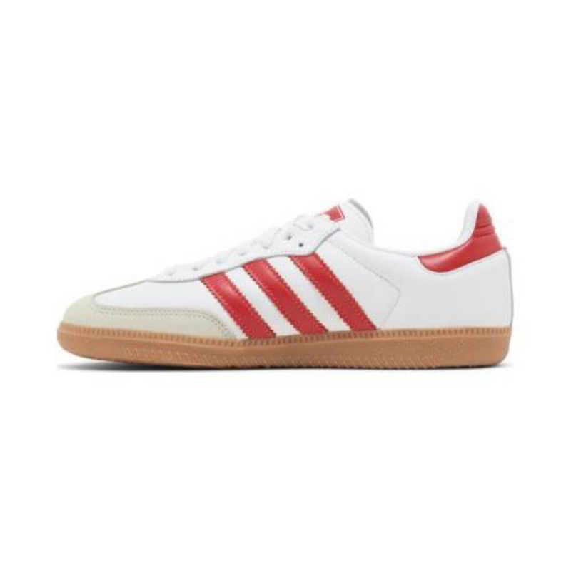 Jual Adidas Samba OG White Solar Red Gum IF6513 100%BNIBWT | Shopee ...