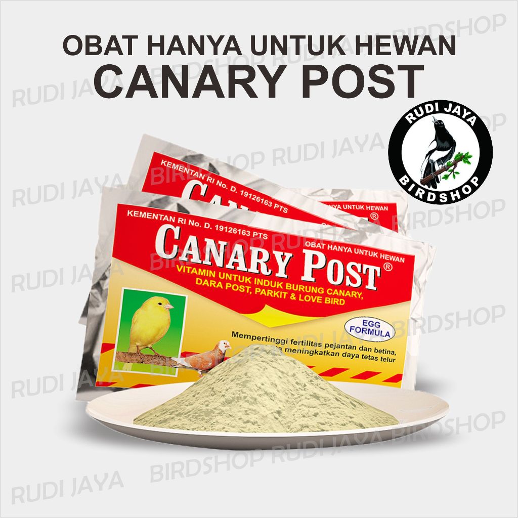 Jual CANARY POST CANARI KENARI POS 10 GRAM EKA FARMA VITAMIN OBAT ...