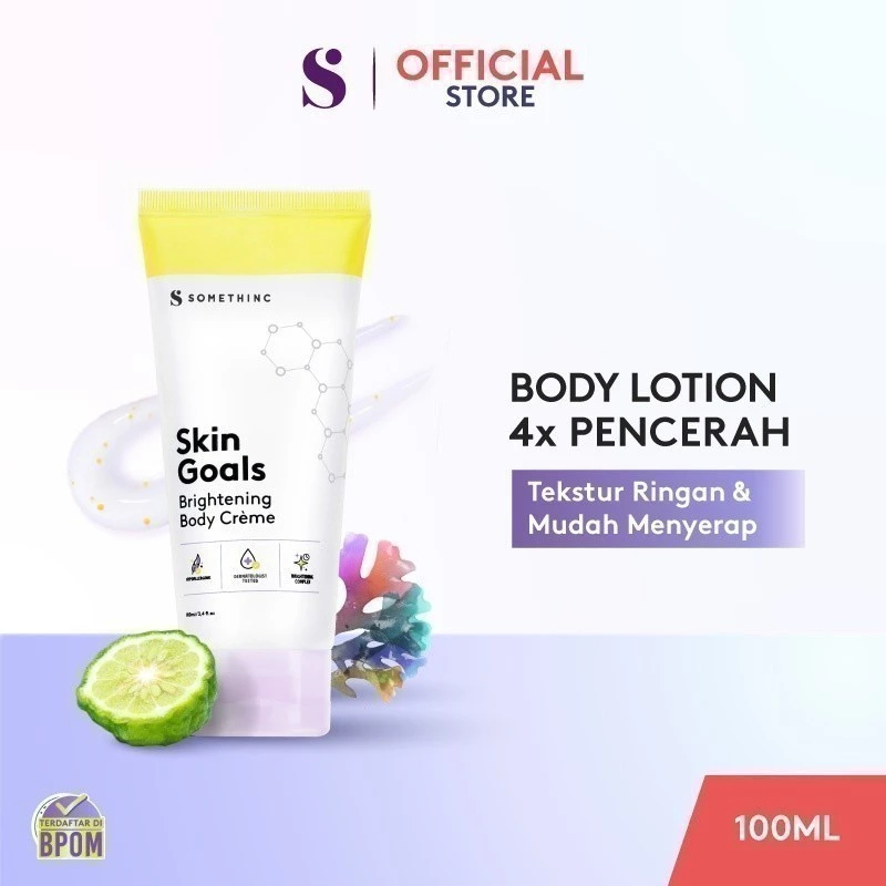 Jual SOMETHINC SKIN GOALS Brightening Body Crème ( EXP Januari 2025
