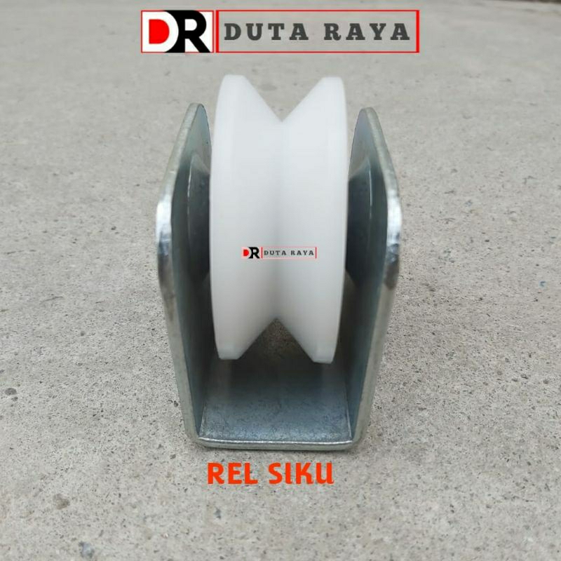 Jual Roda Nilon Ukuran 6, 7 & 8cm Pintu Pagar Rel Siku & Rel bulat ...