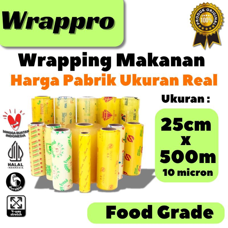 Jual Plastik Wrapping Makanan - Premium Plastik Wrap Makanan - Plastic ...