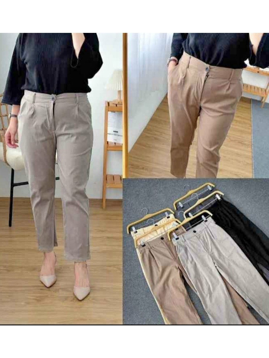 Jual CELANA PENSIL || CELANA WANITA || CELANA PANJANG bahan katun twill