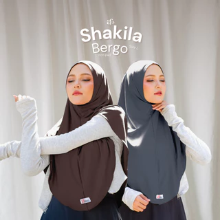alfaeyza - Hijab Bergo Instan Malay Shakila Non Pad Jersey Size L