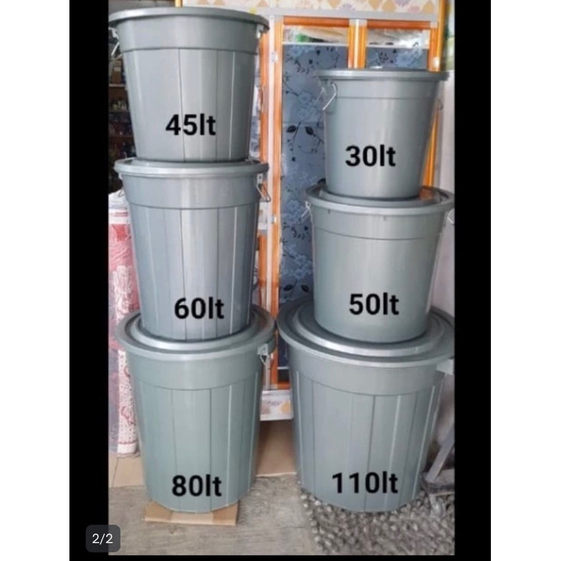 Jual Ember Ukuran Lengkap 30 Liter , 45 Lier , 50 Liter 60 Liter 80 ...