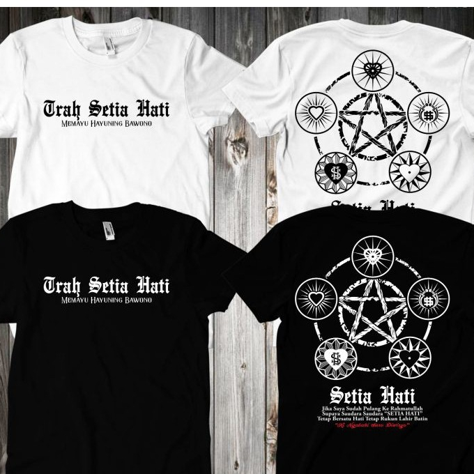 Jual KAOS TRAH SETIA HATI KAOS SILAT KAOS SEDULURAN KAOS EYANG SURO ...