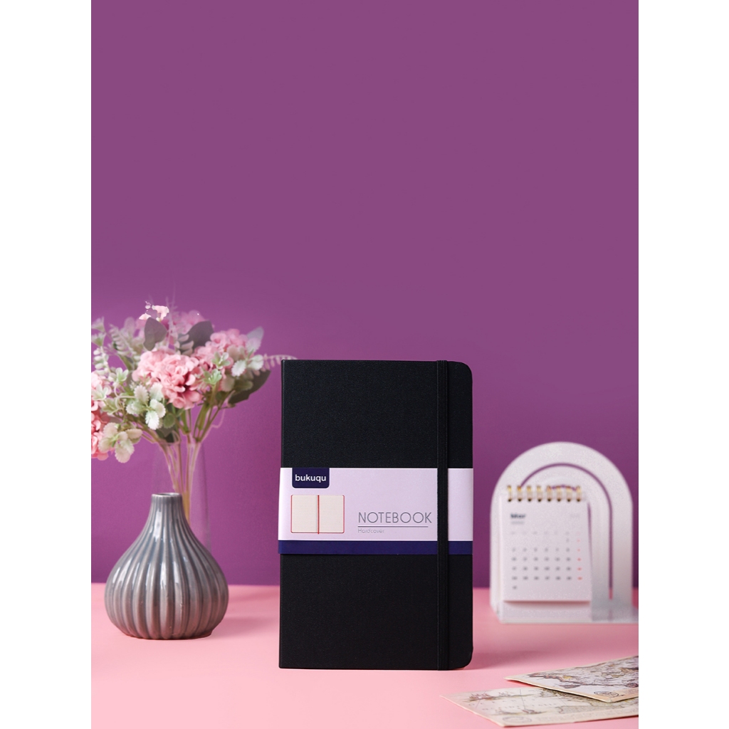 Jual bukuqu Classic Notebook Hitam, Polos | Shopee Indonesia