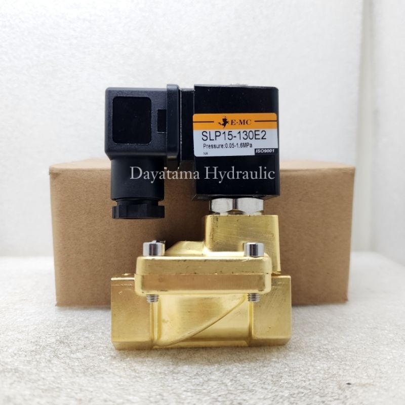 Jual SLP25 / SLP 25 SOLENOID VALVE 2 WAY DRAT 1" INCH KUNINGAN NORMAL ...